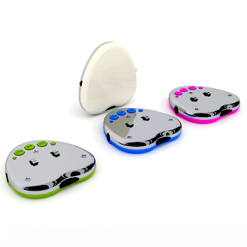 Q38heart-shaped badge mp3 player