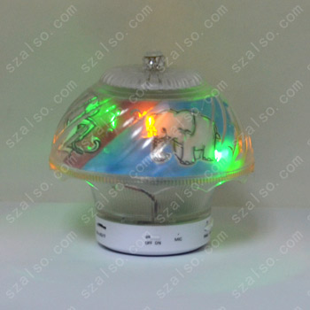 SM-1262 colorful lights rotating bluetooth speakers