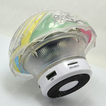 SM-1262 colorful lights rotating bluetooth speakers