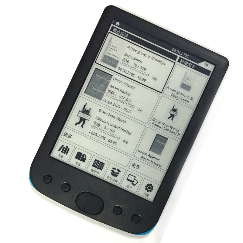 6inch Touch ebook with e-ink wifi and touched panel EBOOK-614